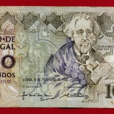 Billetes extranjeros: BILLETE 1000 ESCUDOS , PORTUGAL , 1992 , MBC- , ORIGINAL , T504