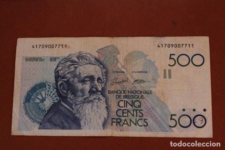 Billetes extranjeros: BELGICA. 500 FRANCOS - Foto 1