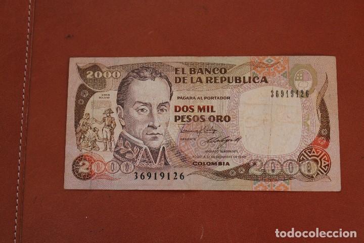 Billetes extranjeros: COLOMBIA. DOS MIL PESOS - Foto 1