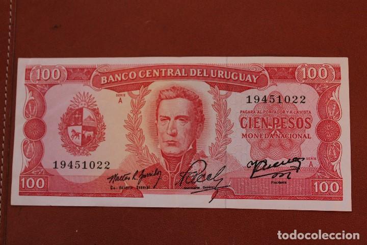 Billetes extranjeros: URUGUAY. CIEN PESOS - Foto 1