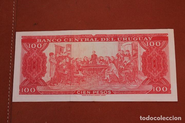 Billetes extranjeros: URUGUAY. CIEN PESOS - Foto 2