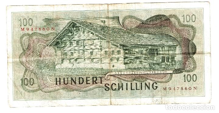 Billetes extranjeros: Austria 1000 schilling 1969 - circulado - - Foto 2