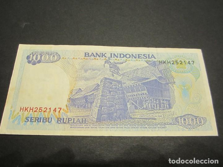 Billetes extranjeros: billete de 1000 rupias de indonesia - Foto 1