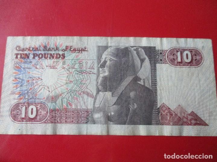 Billetes extranjeros: Egipto. billete de 10 libras. - Foto 1