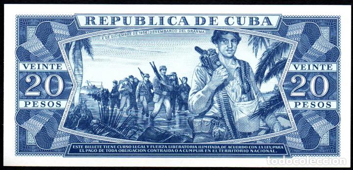 Billetes extranjeros: CUBA - 20 Pesos 1983 Sin Circular - Foto 2