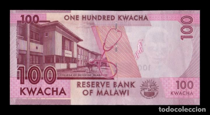 Billetes extranjeros: Malawi 100 Kwacha 2017 Pick 65c SC UNC - Foto 2