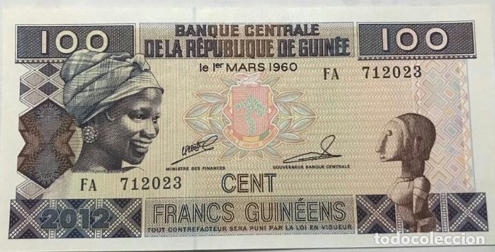 Billetes extranjeros: 100 Francos Guinea - Foto 1