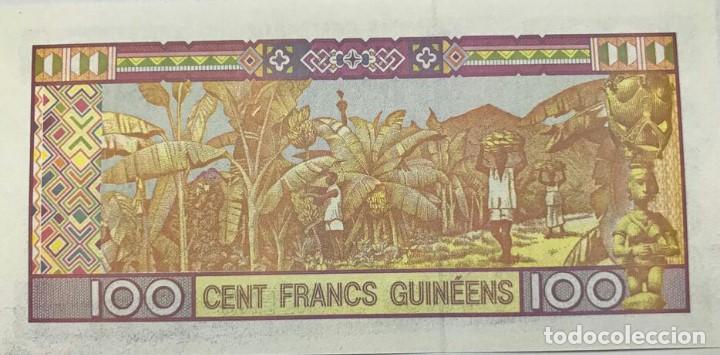 Billetes extranjeros: 100 Francos Guinea - Foto 2
