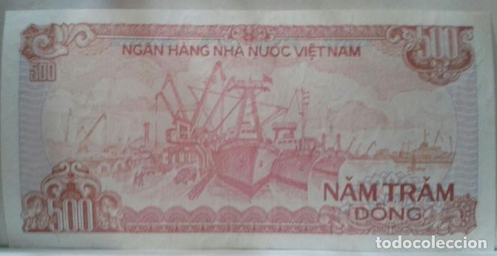 Billetes extranjeros: 500 Dong, Vietnam - Foto 2