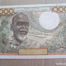 Billetes extranjeros: 1000 MILLE FRANCS, DES ETATS DE L´AFRIQUE DE L´OUEST , AFRICA DEL OESTE. Lote 137634250