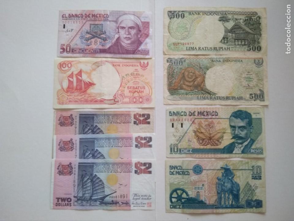 Billetes extranjeros: Lote de billetes extranjeros - Foto 1
