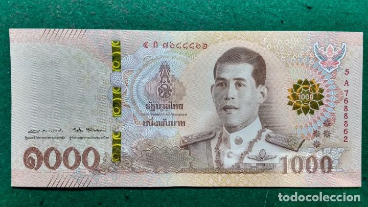 Billetes extranjeros: BILLETE DE 1000 BHAT 2018 SIN CIRCULAR tailandia - Foto 1