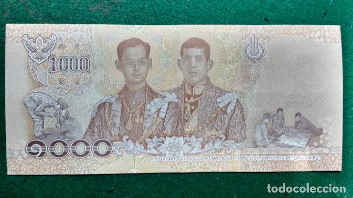 Billetes extranjeros: BILLETE DE 1000 BHAT 2018 SIN CIRCULAR tailandia - Foto 2