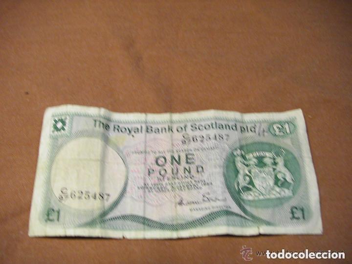 Billetes extranjeros: BILLETE 1 LIBRA ESCOCIA 1984 - Foto 1
