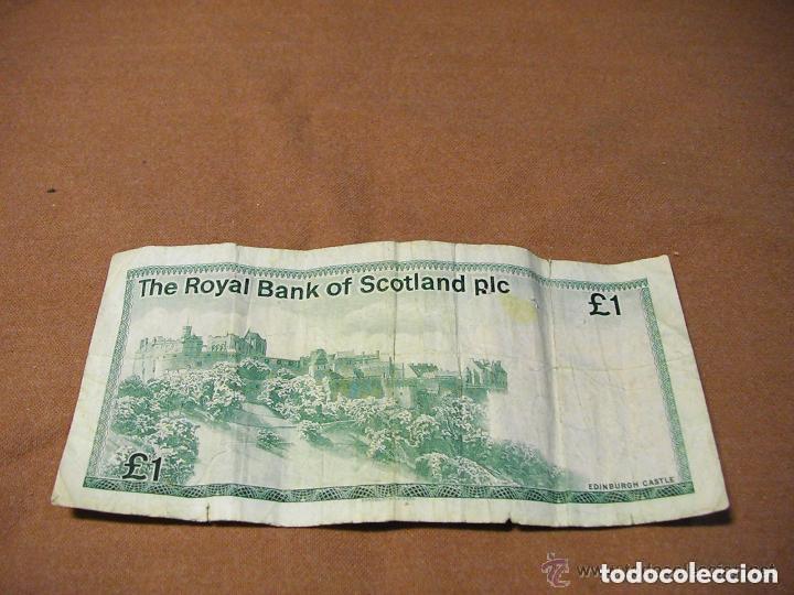Billetes extranjeros: BILLETE 1 LIBRA ESCOCIA 1984 - Foto 2