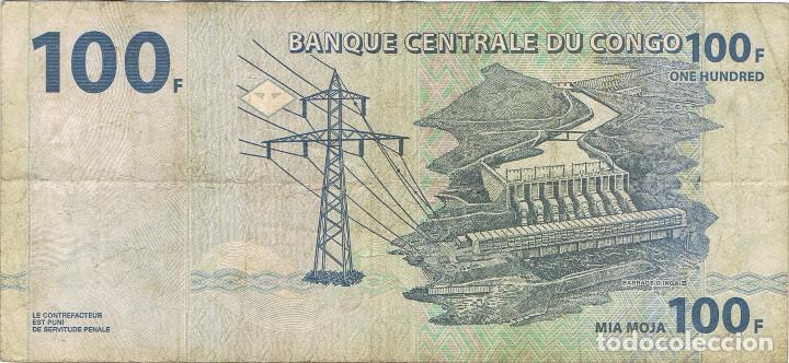 Billetes extranjeros: BILLETE DEL CONGO, 2007, 100 FRANCOS (LOTE 3) - Foto 2