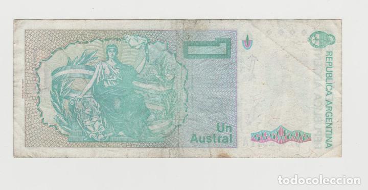 Billetes extranjeros: ARGENTINA- 1 AUSTRAL - Foto 2