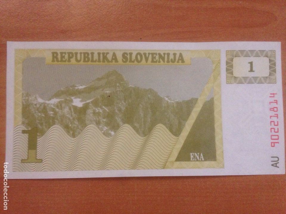 Billetes extranjeros: BILLETE DE ESLOVENIA 1 SIN CIRCULAR - Foto 2
