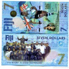 Billetes extranjeros: FIJI 7 DOLLARS ND(2017) P-NEW UNC COMMEMORATIVE