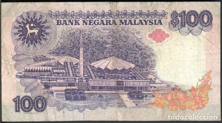 Billetes extranjeros: CMC MALASIA (MALAYSIA) 100 RINGGIT ND (1989) PICK 32 EBC - Foto 2