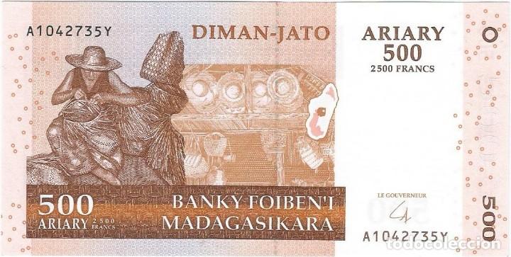 Billetes extranjeros: Madagascar 500 ariary 2004 pick 88b SIN CIRCULAR - Foto 1