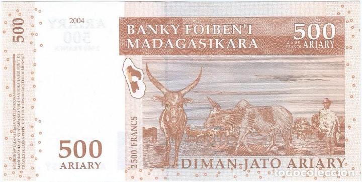 Billetes extranjeros: Madagascar 500 ariary 2004 pick 88b SIN CIRCULAR - Foto 2