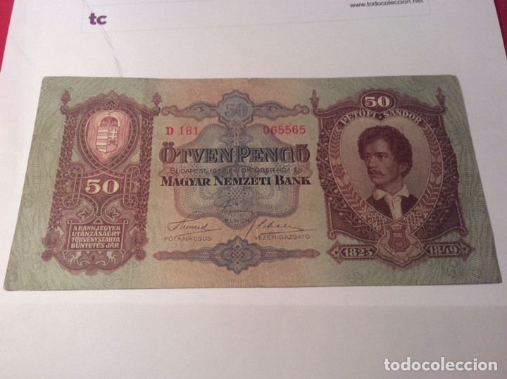 Billetes extranjeros: Billete de Hungria - Foto 1