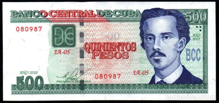Billetes extranjeros: CUBA - 500 PESOS 2010 - SIN CIRCULAR - Foto 1