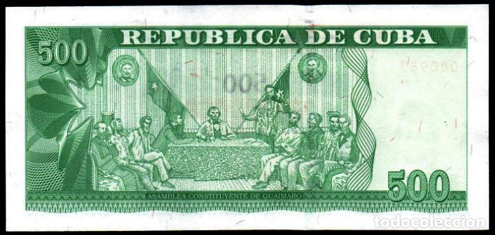 Billetes extranjeros: CUBA - 500 PESOS 2010 - SIN CIRCULAR - Foto 2