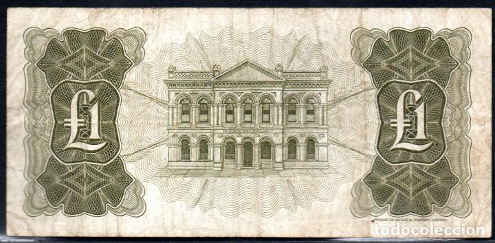 Billetes extranjeros: Banco Provincial de IRLANDA - 1 Libra, 1970. - Foto 2