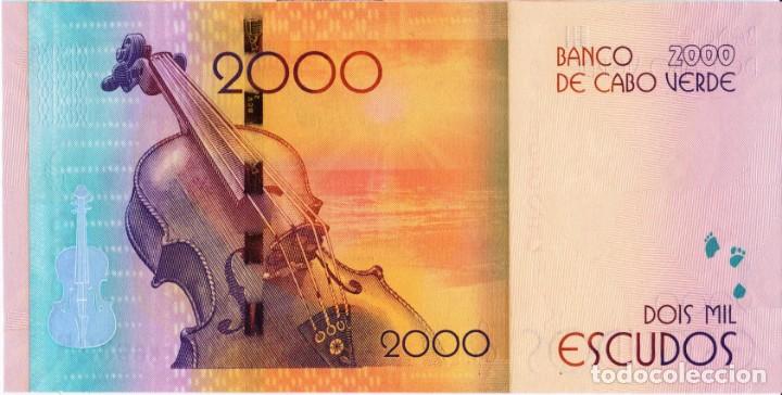 Billetes extranjeros: CAPE VERDE 2000 Escudos from 2014, UNC - Foto 3