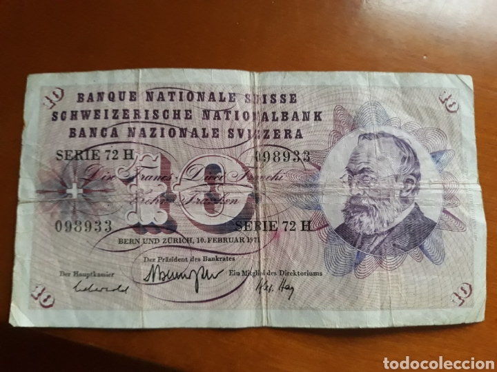 Billetes extranjeros: Billete suizo - Foto 2