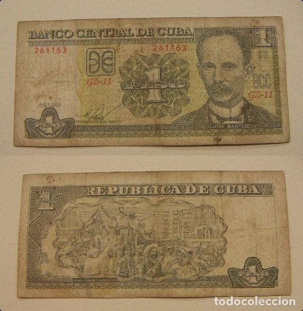 Billetes extranjeros: BILLETE DE CUBA 1 PESO 2010 CIRCULADO - Foto 1