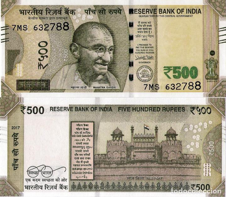Billetes extranjeros: INDIA 500 RUPEES 2019, UNC - Foto 1