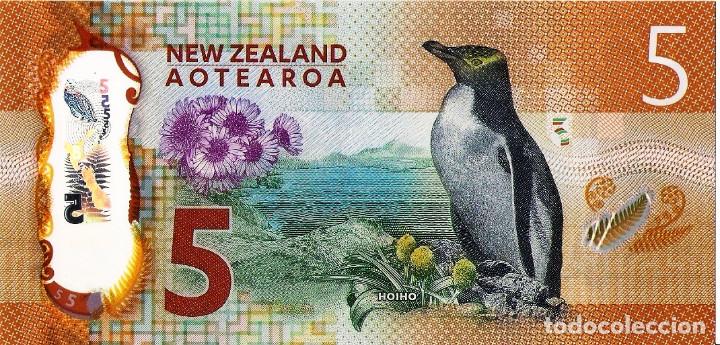 Combine FREE New Zealand 5 Dollars P 191 2015 UNC Low Shipping Polymer