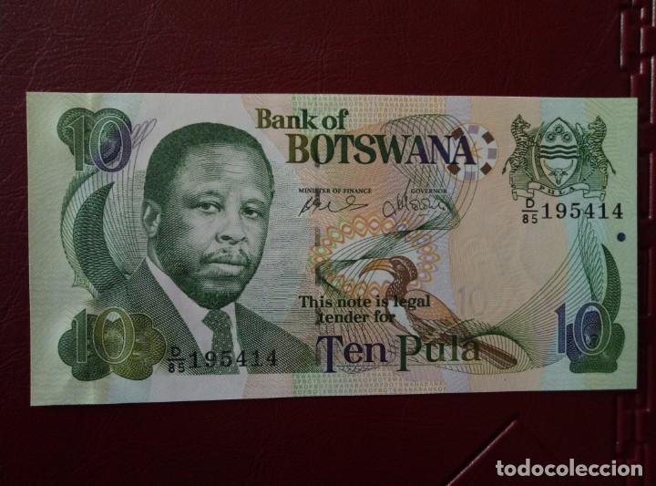 Billetes extranjeros: Billete de Botswana 10 Pula S/c - Foto 1