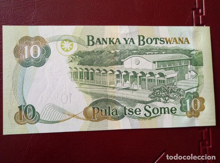 Billetes extranjeros: Billete de Botswana 10 Pula S/c - Foto 2
