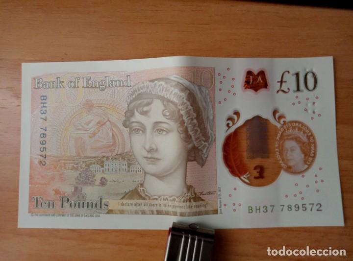 Billetes extranjeros: Billete de Inglaterra de 10 libras - Foto 2