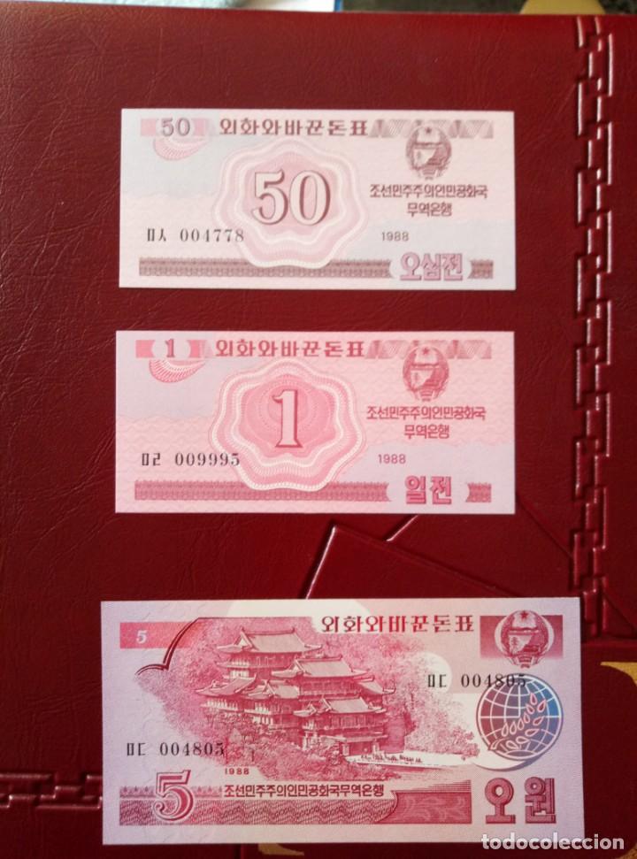 Billetes extranjeros: Billetes de Corea del Norte S/C plancha - Foto 2