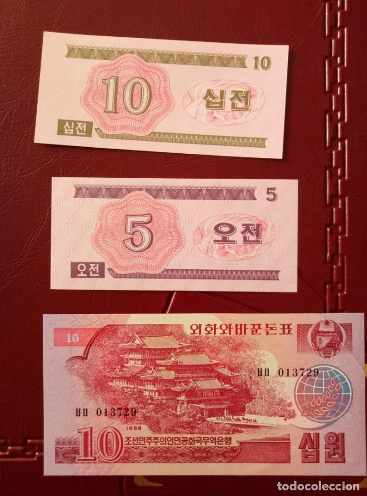 Billetes extranjeros: Billetes de Corea del Norte S/C plancha - Foto 4