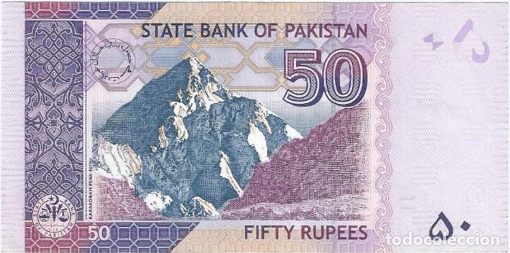 Billetes extranjeros: Pakist&aacute;n 50 rupees 2009 pk 47 c - Foto 2