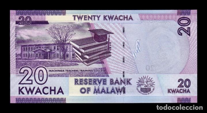 Billetes extranjeros: Malawi 20 Kwacha 2015 Pick 63b SC UNC - Foto 2