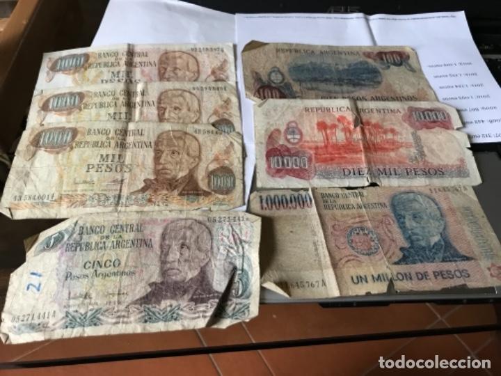Billetes extranjeros: Billetes antiguos Argentina - Foto 2