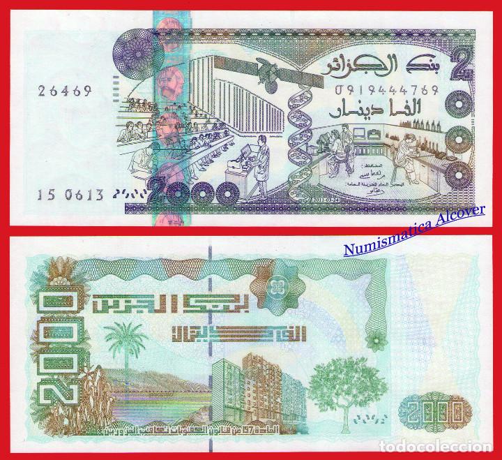 Billetes extranjeros: ARGELIA 2000 Dinares 2011 PIck 144 SC - Foto 1