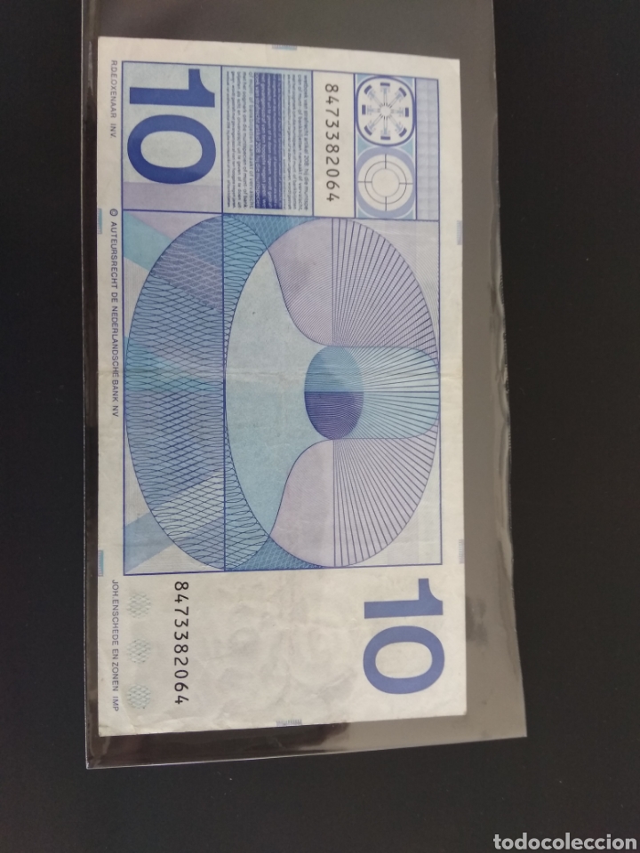 Billetes extranjeros: HOLANDA 10 GULDEN 1968 - Foto 2