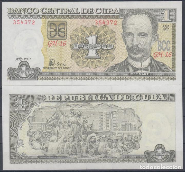 Billetes extranjeros: 2007-BK-8 CUBA 1$ JOSE MARTI 2007. UNC. - Foto 2