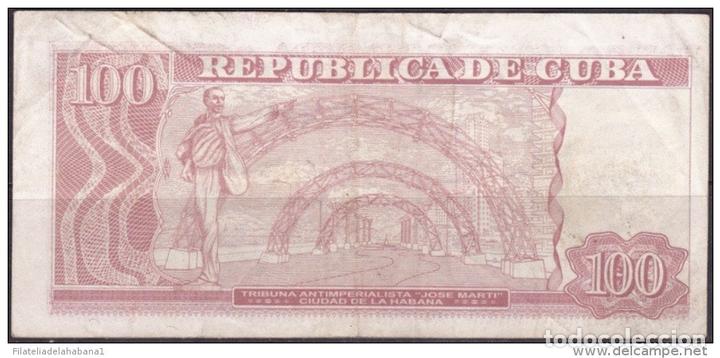 Billetes extranjeros: 2014-BK-19 CUBA 2014 100$ VF CESPEDES. ERROR DE CORTE. - Foto 3