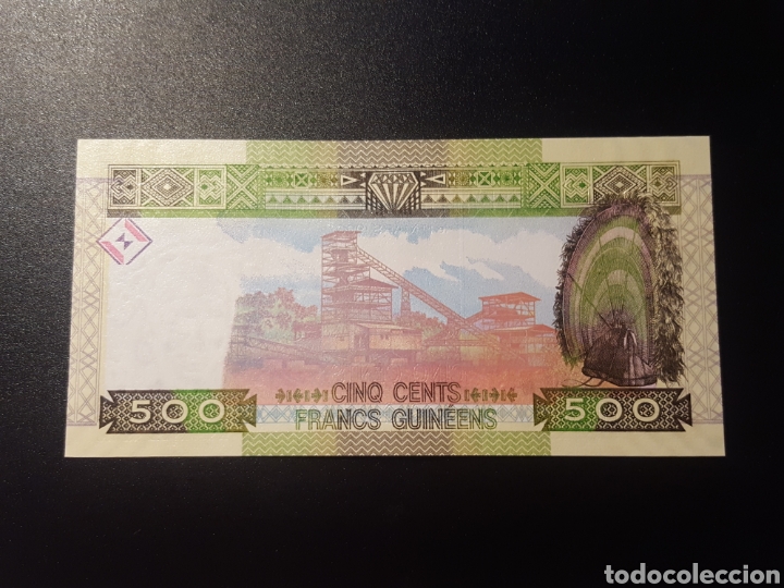 Billetes extranjeros: BILLETE - GUINEA 500 FRANCOS 2015 (SC) - Foto 2
