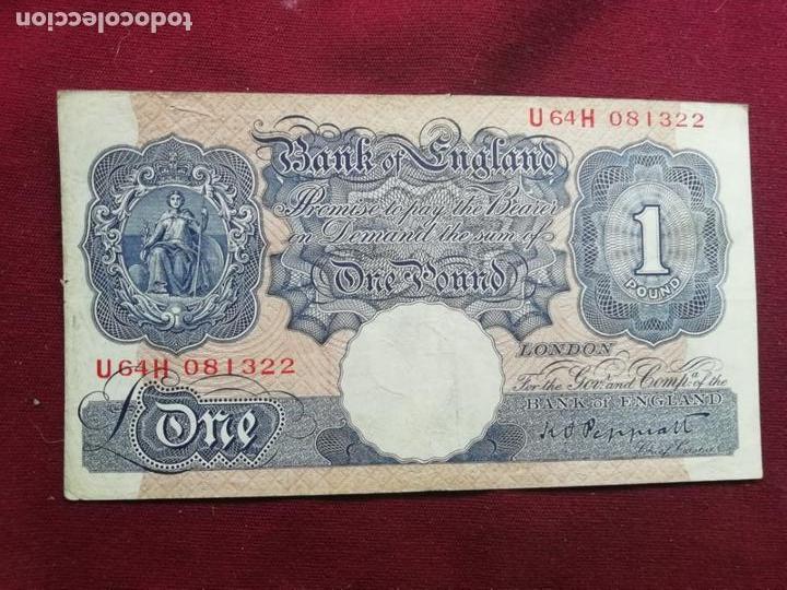 Billetes extranjeros: Reino Unido. Pound. Libra. 1948 - Foto 1