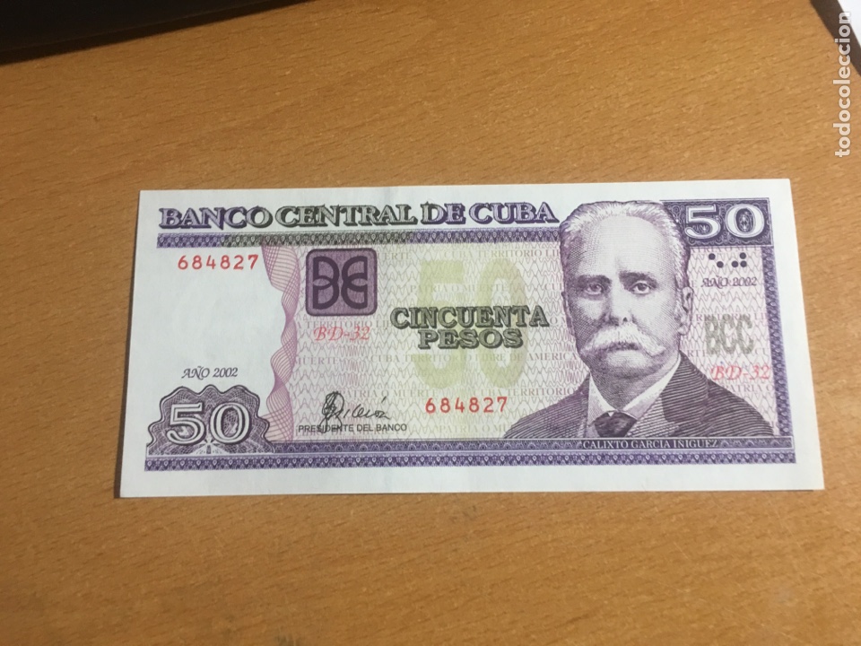 Billetes extranjeros: Cuba 50 pesos 2002 sin circular - Foto 1